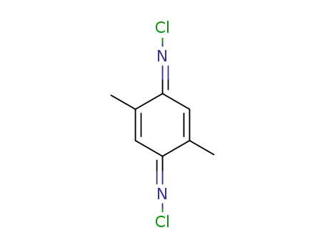 Molecular Structure of 103230-60-0 (2,5-dimethyl-[1,4]benzoquinone-bis-chlorimin)