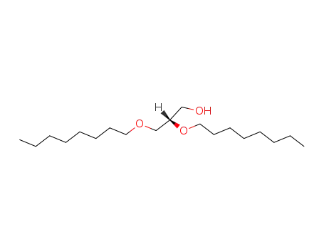 Molecular Structure of 95732-41-5 (1-Propanol, 2,3-bis(octyloxy)-, (2S)-)