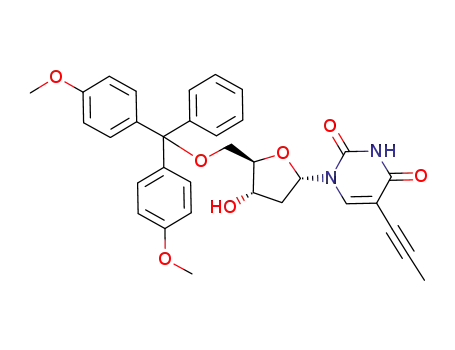 5'-O-(4,4'-dimethoxytrityl)-5-(propyn-1-yl)-α,2'-deoxyuridine