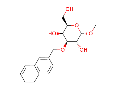 Molecular Structure of 260411-21-0 (methyl 3-O-NAP-α-D-galactoside)