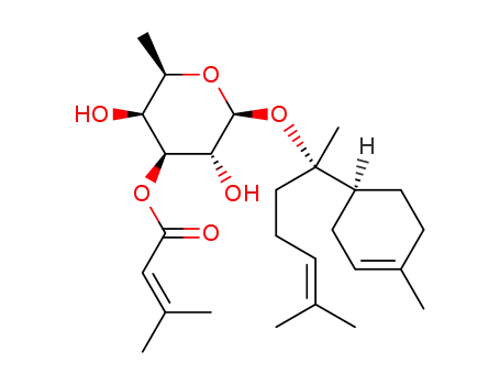 O-3'-senecioyl α-bisabolol β-D-fucopyranoside