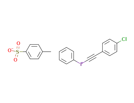 [(4-chlorophenyl)ethynyl](phenyl)iodonium tosylate