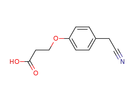 3-<<4-(cyanomethyl)phenyl>oxy>propionic acid