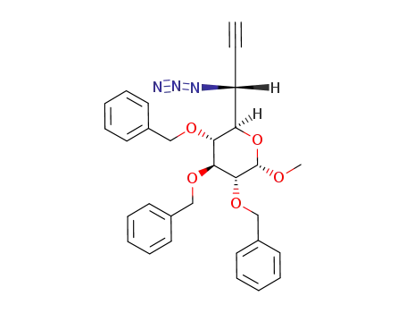 Methyl 6-azido-2,3,4-tri-O-benzyl-6,7,8-trideoxy-D-glycero-α-D-gluco-oct-7-ynopyranoside