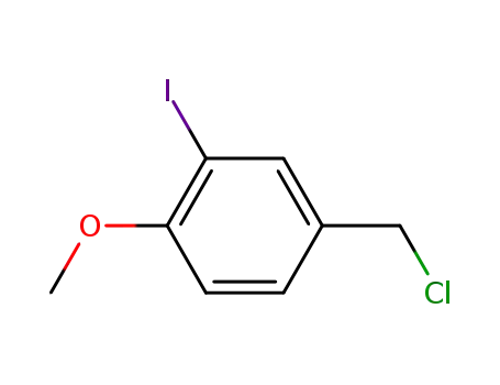 Benzene, 4-(chloromethyl)-2-iodo-1-methoxy-