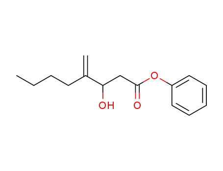 Molecular Structure of 352431-92-6 (Phenyl 3-hydroxy-4-methyleneoctanoate)