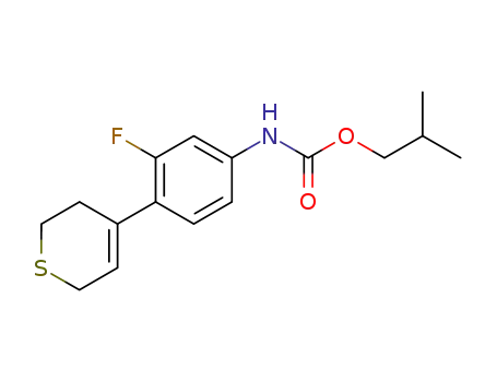 Carbamic acid, [4-(3,6-dihydro-2H-thiopyran-4-yl)-3-fluorophenyl]-,
2-methylpropyl ester