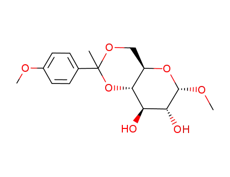 methyl 4,6-O-<(4-methoxyphenyl)ethylidene>-α-D-glucopyranoside