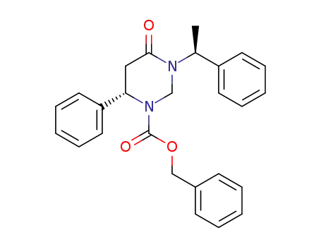 Molecular Structure of 138261-26-4 ((1'S,6S)-1-(benzyloxycarbonyl)-3-(1'-phenyleth-1'-yl)-6-phenylperihydropyrimidin-4-one)