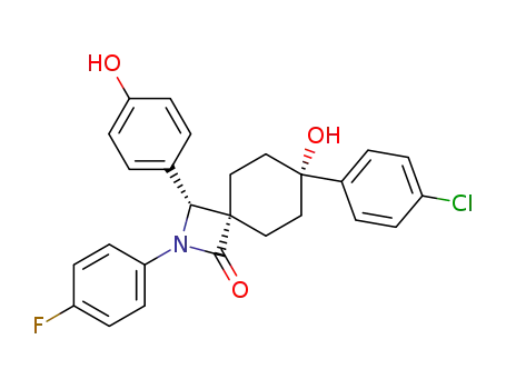 (1R)-7-(4-Chlorophenyl)-2-(4-fluorophenyl)-7-hydroxy-1-(4-hydroxyphenyl)-2-azaspiro[3.5]nonan-3-one