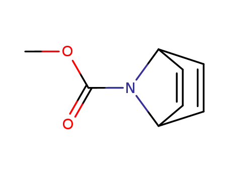 Molecular Structure of 83060-75-7 (7-Azabicyclo(2.2.1)heptadiene-7-carboxylic acid, methyl ester)