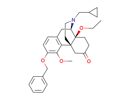 3-(benzyloxy)-N-(cyclopropylmethyl)-14-ethoxy-4-methoxymorphinan-6-one
