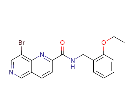 8-bromo-[1,6]naphthyridine-2-carboxylic acid (2-isopropoxybenzylamide)