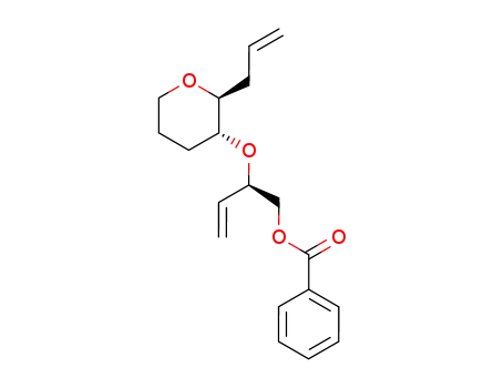 Benzoic acid (R)-2-((2S,3R)-2-allyl-tetrahydro-pyran-3-yloxy)-but-3-enyl ester