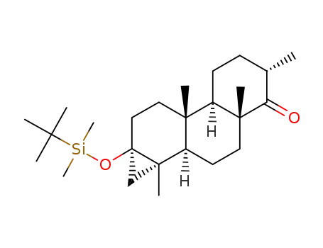 (1aS,1bR,3aR,5S,7aR,7bS,9aR)-9a-(tert-Butyl-dimethyl-silanyloxy)-1a,3a,5,7b-tetramethyl-tetradecahydro-cyclopropa[a]phenanthren-4-one