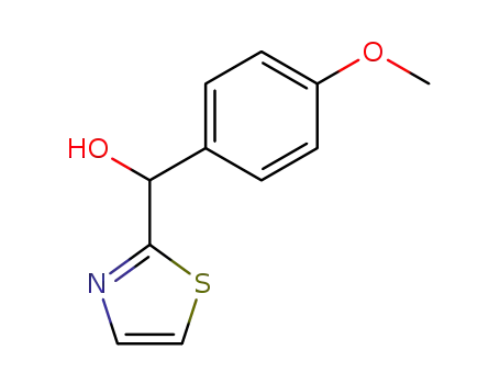 2-Thiazolemethanol, a-(4-methoxyphenyl)-