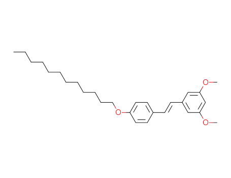 Benzene, 1-[2-[4-(dodecyloxy)phenyl]ethenyl]-3,5-dimethoxy-, (E)-