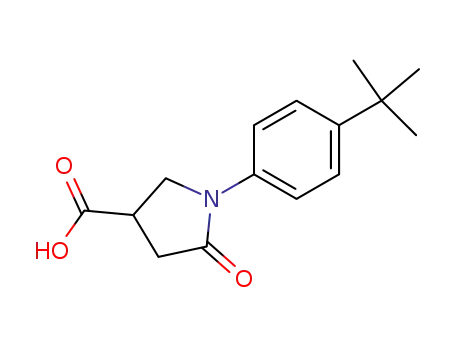 (+/-)-1-(4-tert-butylphenyl)-2-oxo-pyrrolidine-4-carboxylic acid