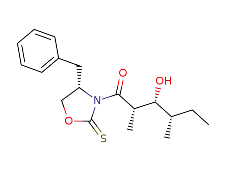 (2S,3R,4S)-1-((S)-4-Benzyl-2-thioxo-oxazolidin-3-yl)-3-hydroxy-2,4-dimethyl-hexan-1-one