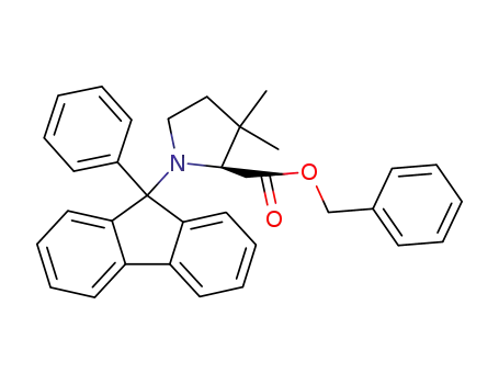 (2S)-3,3-dimethyl-N-(9-phenylfluoren-9-yl)proline benzyl ester