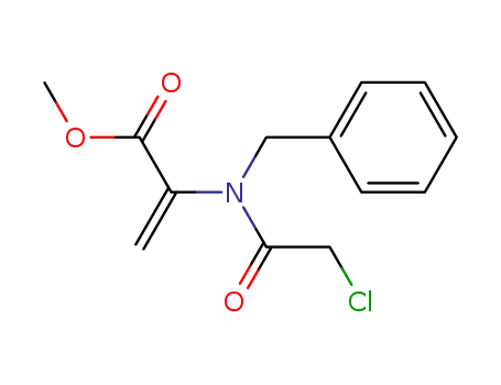 methyl 2-(N-benzyl-2-chloroethanamido)propenoate