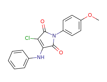 3-anilino-4-chloro-1-(4-methoxyphenyl)-1H-pyrrole-2,5-dione
