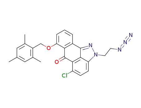 2-(2-azidoethyl)-5-chloro-7-[(2,4,6-trimethylphenyl)methoxy]anthra[1,9-cd]pyrazol-6(2H)-one