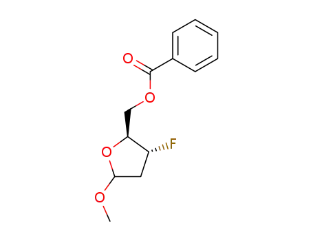 methyl 5-O-benzoyl-2,3-dideoxy-3-fluoro-α/β-L-ribofuranoside