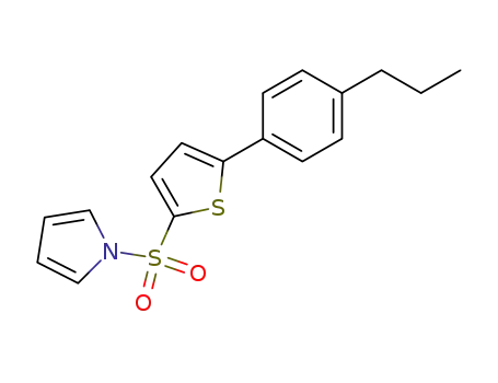 N-[5-(4-propylphenyl)thiophene-2-sulfonyl]pyrrole
