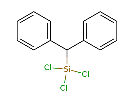 Molecular Structure of 18089-94-6 ((DIPHENYLMETHYL)TRICHLOROSILANE)