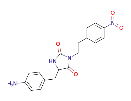 4-<(4-aminophenyl)methyl>-1-<2-(4-nitrophenyl)ethyl>imidazolidine-2,5-dione
