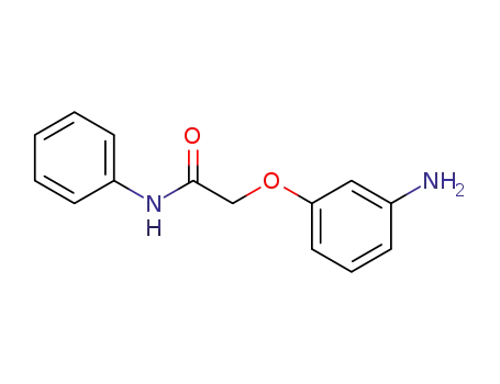Molecular Structure of 92906-39-3 (Acetamide, 2-(3-aminophenoxy)-N-phenyl-)