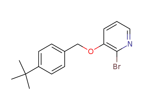 Molecular Structure of 171517-87-6 (3-((4-tert-Butylbenzyl)oxy)-2-bromopyridine)