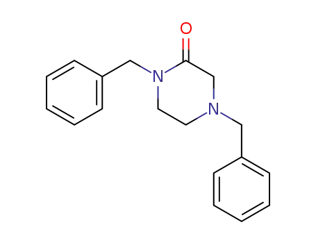 Molecular Structure of 32705-80-9 (Piperazinone, 1,4-bis(phenylmethyl)-)
