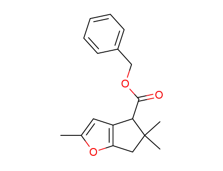 benzyl 2,5,5-trimethyl-5,6-dihydro-4H-cyclopenta<b>furan-4-carboxylate