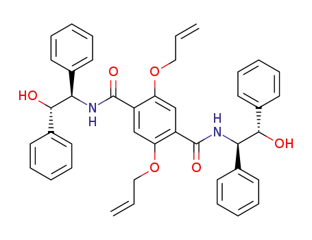 2,5-Bis-allyloxy-N,N'-bis-((1R,2S)-2-hydroxy-1,2-diphenyl-ethyl)-terephthalamide