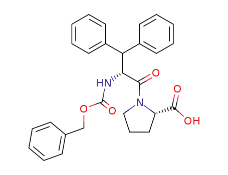 (S)-1-((R)-2-Benzyloxycarbonylamino-3,3-diphenyl-propionyl)-pyrrolidine-2-carboxylic acid