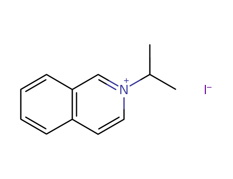 Molecular Structure of 124772-32-3 (Isoquinolinium, 2-(1-methylethyl)-, iodide)