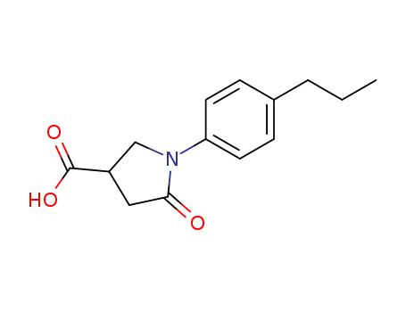 1-(4-PROPYLPHENYL)-5-OXOPYRROLIDINE-3-CARBOXYLICACID