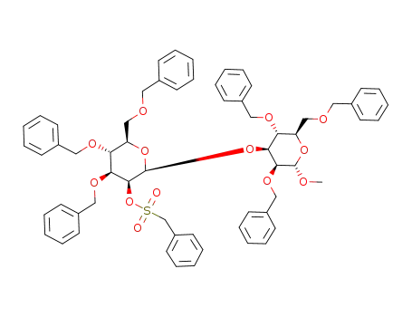 methyl 2,4,6-tri-O-benzyl-3-O-(3,4,6-tri-O-benzyl-2-O-benzylsulfonyl-β-D-mannopyranosyl)-α-D-mannopyranoside