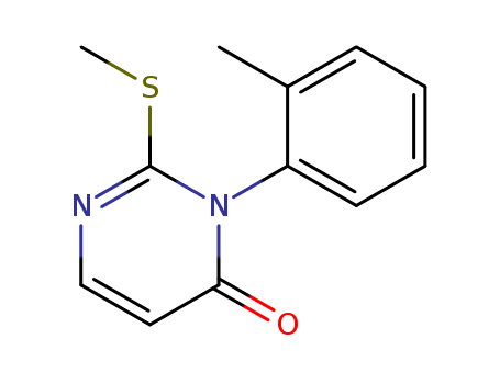 4(3H)-Pyrimidinone,3-(2-methylphenyl)-2-(methylthio)- cas  80306-55-4