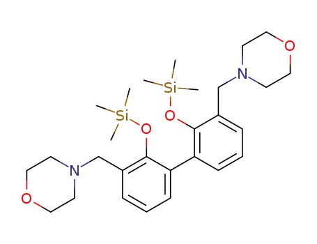 4-(2-[(trimethylsilyl)oxy]-3-{2-[(trimethylsilyl)oxy]-3-(morpholinomethyl)phenyl}benzyl)morpholine