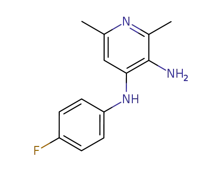 3-amino-2,6-dimethyl-4-(4-fluorophenylamino)pyridine