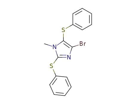 4-bromo-1-methyl-2,5-bis(phenylthio)-1H-imidazole