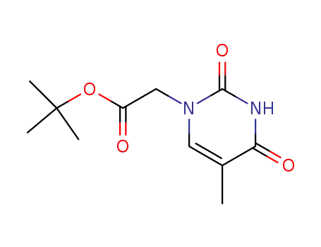 Molecular Structure of 272788-85-9 (thymine-acetic acid tert-butyl ester)