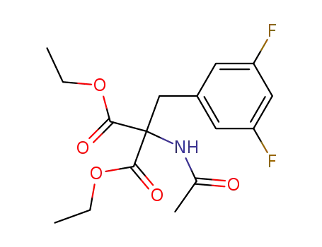 Propanedioic acid, (acetylamino)[(3,5-difluorophenyl)methyl]-, diethyl
ester
