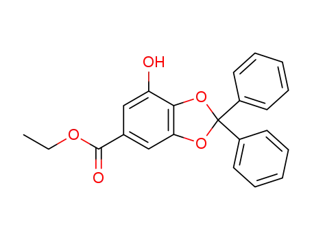 ethyl 3,4-(diphenylmethylendioxy)-5-hydroxybenzoate