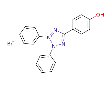 2,3-diphenyl-5-(p-hydroxyphenyl)tetrazolium bromide