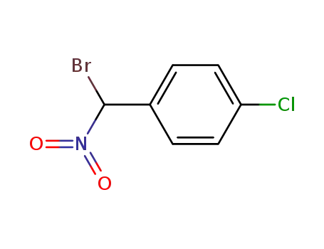 Molecular Structure of 91258-45-6 (Benzene, 1-(bromonitromethyl)-4-chloro-)