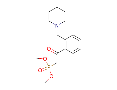[2-Oxo-2-(2-piperidin-1-ylmethyl-phenyl)-ethyl]-phosphonic acid dimethyl ester